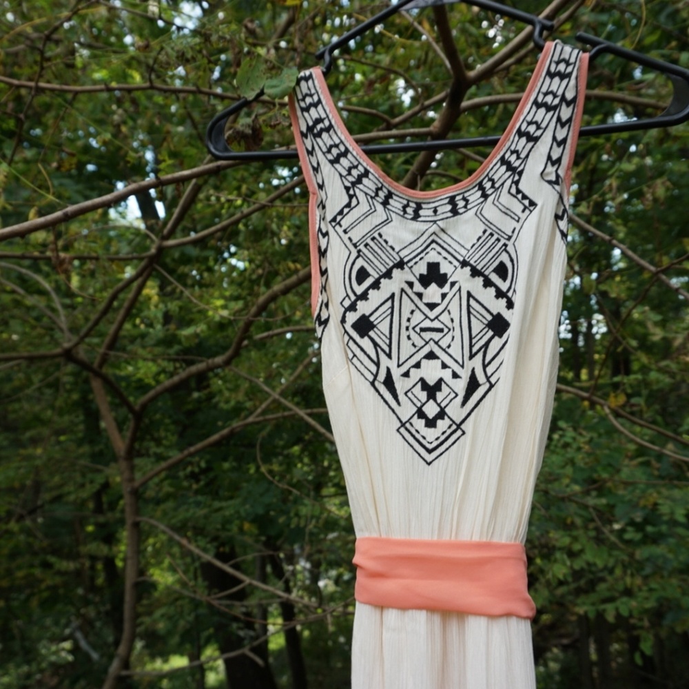 Embroidered Maxi Dress